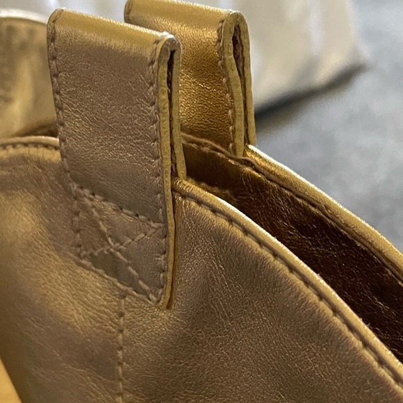 #48 - Marc Jacobs Gold Colored Boots.  Excellent Condition. New Shoe Smell. - Picture 10 of 16